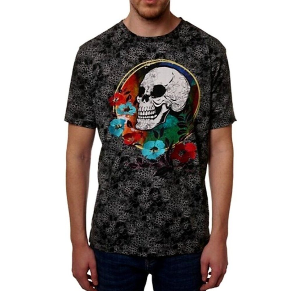 Robert Graham ​Sinful Skull Floral Tee ( S )